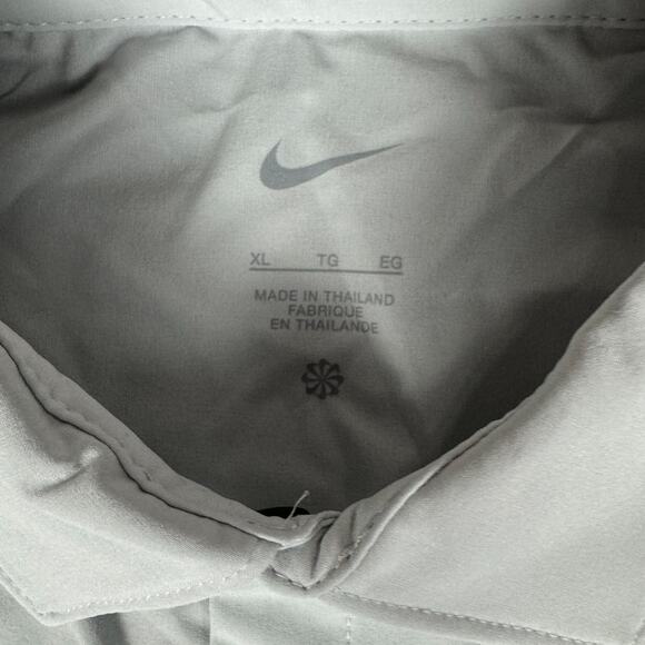 Nike Dri-FIT Coaches Performance Polo Shirt Gray Green Men's Size XL DJ5123-101 - Picture 7 of 11